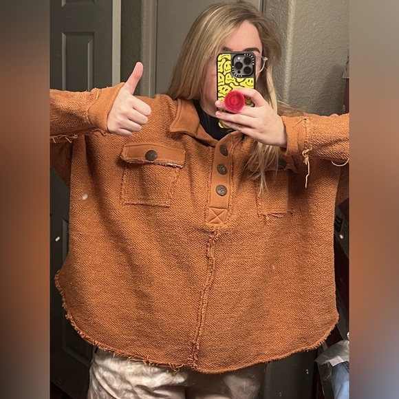 •Free People• Rowan Pullover FB Beach OVERSIZED - Picture 7 of 8